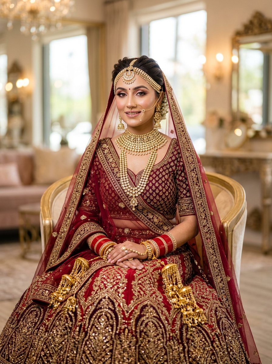 Luxury Bridal Makeup at Roop Hair Studio